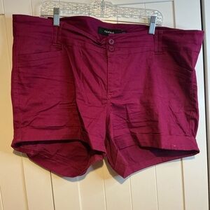 Torrid Women’s Burgundy Shorts Size 20